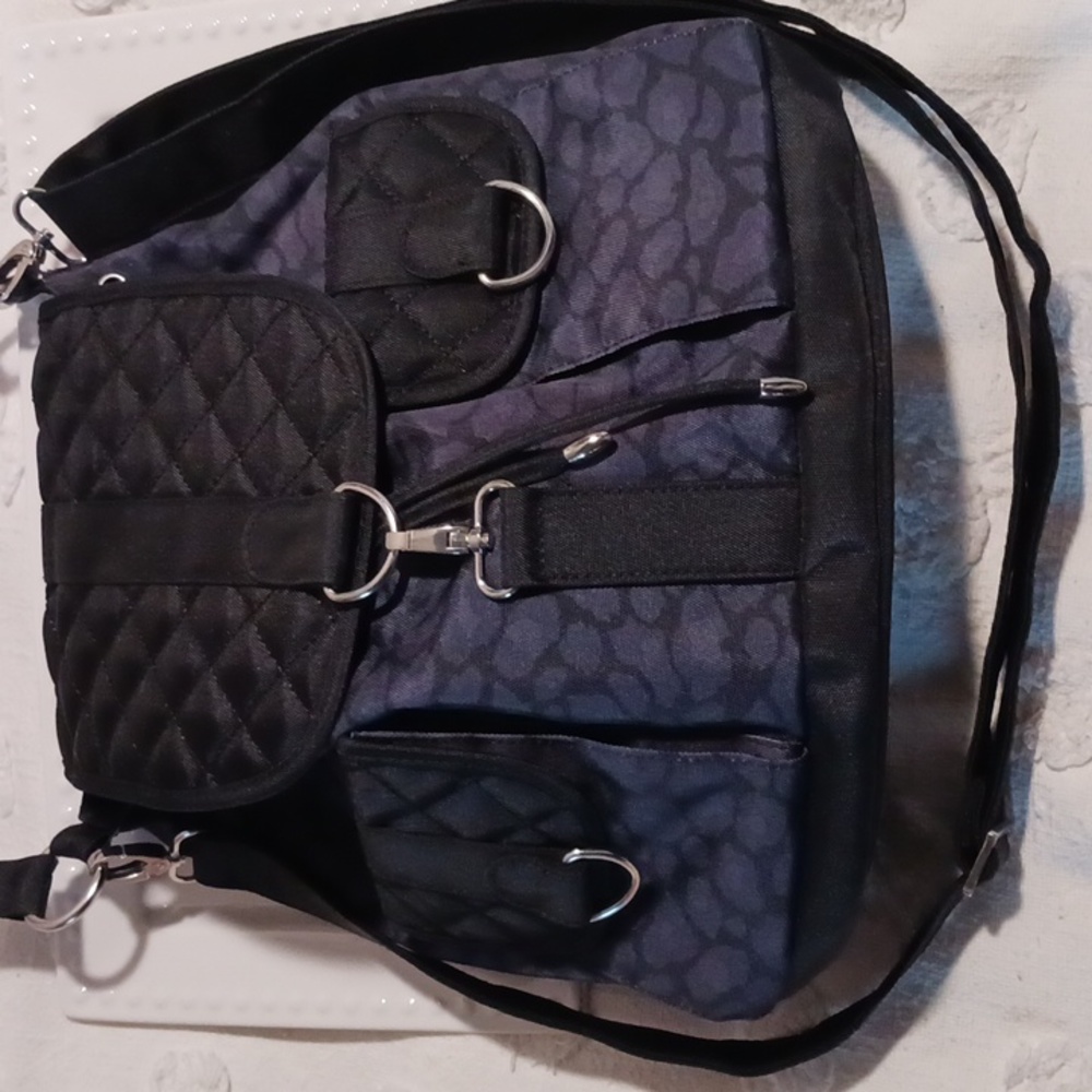 TRAVELON Shoulder/Crossbody/Backpack  Bag. Versatile Styles